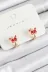 FAMEMUS ACCESSORY 21312wee434 Pirinç Kelebek Model Gold Renk Çocuk Küpe 1