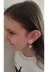 FAMEMUS ACCESSORY 7575757575 İçi Simli Parlak Sallantı Boncuk Süslemeli Disney Prenses Klips Küpe 2