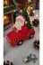 FAMEMUS ACCESSORY sdsadfdsdsfs Yılbaşına Özel Noel Baba Arabalı Çam Ağaçlı Işıklı Boyut 13Cm*10Cm 2