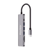 Fh8 Fulltech 7-In-1 Usb-C Hub 3Xusb-A, 1Xusb-C Ve 1Xhdmi Ve Tf/sd Kard Girişli, Metalik Usb Çoklayıcı 2