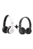 FİOPLUS 2 Adet P47 Extra Bass Wireless Bluetooth Kulaklık 5.0 Edr Siyah Beyaz 1