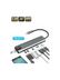 FİOPLUS Usb Çoklayıcı 8In1 Hub Type-C 4K Hdmı Sd Tf Kart Okuyucu Usb 3.0 Okuyucu Adaptör 1