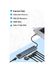 FİOPLUS Usb Çoklayıcı 8In1 Hub Type-C 4K Hdmı Sd Tf Kart Okuyucu Usb 3.0 Okuyucu Adaptör 4