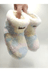 Fluffy 98964550350 Unicorn, Ultrasoft Kumaştan, Kalın Termo Sessiz Tabanlı Yumuşak, Sıcacık, Kız Çocuk Ev Botu Pandufu 3
