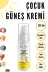 For You Gold TYC00543659197 Bebek Ve Çocuklar Için Spf50+ Çok Yüksek Koruma Faktörlü Güneş Kremi 2