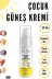 For You Gold TYC00543659197 Bebek Ve Çocuklar Için Spf50+ Çok Yüksek Koruma Faktörlü Güneş Kremi 3