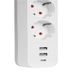 Fulltech 3Xpriz, 2Xusb-A 1Xusb-C 16A 3680W Akım Korumalı Priz Ftr-16 2