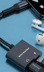 Fulltech FH10-10 Fh10 2'si 1 Arada Usb-C Hub  Pd 60W Hızlı Şarj & Ses Aktarımı  Çift Usb-C Girişli Örgü Kablolu Taşınabilir Çoklayıcı 2