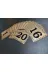 gen GEN10X12 1-20 Kapı Numarası 10X12 Cm Yapışkanlı No 1 Den 20 Ye Metalik Altınsarı 4