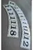 GENDEC GEN5.5X6.5CM1-18 Kapı Numarası 5.5X6.5 Cm Metalik Gümüş Gri Üzeri Siyah Baskı Kendinden Yapışkanlı No:1 Den 18’E 3
