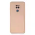General Mobile GM 20 Kılıf Nano içi Kadife Silikon - Pudra 1