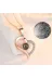 Generic DMR-GMSH-BRKD-PT11001457 Gümüş Rose 100 Dilde Seni Seviyorum Kalp Kolye 2
