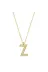Generic DMR-GMSH-BRKD-PT11003022 Gümüş Gold Z Harfi Kadın Kolye 1