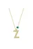 Generic DMR-GMSH-BRKD-PT11003189 Gümüş Nazar Gold Z Harfi Kadın Kolye 1