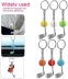 Gerçekçi Golf Tasarımlı Şık Anahtarlık Kolye Çanta Süsü Golf Keychain 2