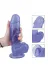 Gerçekçi Mor Dildo Penis 23Cm 3