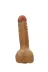 Gerçekçi Testisli Melez Dildo 16.5 Cm 3