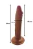 Gerçekçi Testissiz Melez Dildo 21 Cm 2