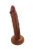 Gerçekçi Testissiz Melez Dildo 21 Cm 3