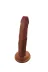 Gerçekçi Testissiz Melez Dildo 21 Cm 4