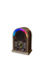 Gold Silver GS-1380 Nostaljik Radyo Bluetooth Usb Tf Destekli Rgb Işıklı Şarjlı Retro Radyo 1