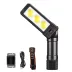 Gold Silver Gs-225 3 Led Usb Şarjlı Çok Fonksiyonlu Kafa Feneri 3