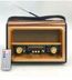 GOLON Rx-Bt88Sq Bluetooth-Usb-Sd-Fm Şarjlı/ Ledli Nostaljik Radyo 1