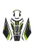 GP KOMPOZİT 8683816019323 Gp Kompozit Cf Moto 250 Sr 2020-2024 Uyumlu Tank Pad Seti Sarı 1