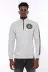 Gri Fermuarlı Baskılı Sweatshirt - Wessi 2