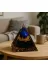 güleçdoğaltaş 99lapisobsidyenorgonit “Obsidyen & Lapis Lazuli Enerji Piramidi – Lotus Detaylı Orgonit (5 Cm)” 3