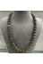 HAS İNCİ Gümüş Klipsli Doğal Brown Obsidyen Taşı Kolye Bob300B 1