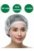 HCG Ambalaj HCG00012121 1, Kalite, Tek Kullanımlık Beyaz Bone, 52 Cm, 100Lü Paket, Çift Lastikli 1