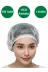 HCG Ambalaj HCG00012121 1, Kalite, Tek Kullanımlık Beyaz Bone, 52 Cm, 100Lü Paket, Çift Lastikli 3
