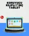 HD Ekranlı 7 İnç Tablet WiFi ve Bluetooth Bağlantılı 1