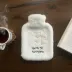 Hello Everyone Yazılı Kurdeleli Beyaz Peluş Sıcak Su Torbası 1 Lt – Yumuşak Kılıf, Uzun Süre Sıcak Tutan Termal Su Torbası (4745) 4