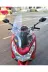 Honda PCX Ön Cam 2011-2013 Model 59cm Şeffaf Renkli ORTA BOYLU 1