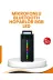 Hsc bilişim klt8912733705362 Bluetooth Işıklı Hoparlör – 2X5W Güç | Usb + Tf Kart + Fm Radyo | Siyah Renk 1