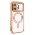 Huawei Honor 600 Joke Simli Magneticsafe Kılıf - Turuncu 2
