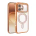Huawei Honor 600 Joke Simli Magneticsafe Kılıf - Turuncu 1