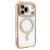 Huawei Honor 600 Pro Joke Simli Magneticsafe Kılıf - Gold 2