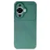 Huawei Nova 12s Kılıf Auto Focus Karbon Kapak - Koyu Yeşil 1