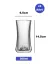 HubbyChef 20KOKTYLBRD05 Çift Camlı Kokteyl Meşrubat Bardağı 300Ml 2Li Set 2Li Cam Pipet 4