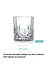 HubbyChef 22VSKBRDG300 Viski Kokteyl Bardağı Kadehi 360 Dönen Cam Bardağı 2Li Set 300Ml 2