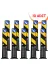 İlgi Trafik 12253 UB R-10 ADET Refüj Başı Levhası Nedir Refüj Başı Levhası Esnek Refüj Başı Tabelası 75 Cm Evelux (100Mm) 10 Adet 1