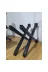 İlgi Trafik Ayarlanabilir Pabuçlu Pingolu X Metal Masa Ayağı 2 Adet En 60Cm Boy 72Cm 50X50 Profil Abronya 4