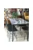 İlgi Trafik ma-03 Metal Masa Ayağı Modeli Ahşap Kütük Masif Mobilya Ayağı 100 Cm Siyah 1 Adet 2