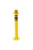 İlgi Trafik SB-018-SARI Otopark Zincir Bariyer Metal Duba Demir Sabit Baba Metal Park Bariyeri 75 Cm Sarı 1