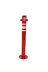 İlgi Trafik SB-018-SARI Otopark Zincir Bariyer Metal Duba Demir Sabit Baba Metal Park Bariyeri 75 Cm Sarı 3