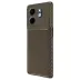 İnfinix Hot 50i 4g Kılıf Auto Focus Karbon Kapak - Kahverengi 2