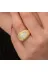 INFİVENTO INF-T8726 Nidam Butik Gümüş Gold Zirkon Taşlı Kadın Yüzük 3